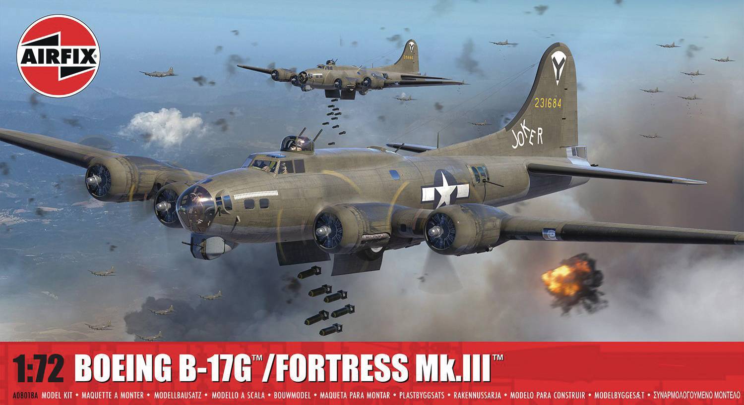 AIRFIX BOEING B-17G/
FORTRESS MK III
1/72 MODEL KIT