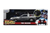 BACK TO THE FUTURE PART I TIME MACHINE W/LIGHT 1/24 DIE-CAST VEHICLE BTTF